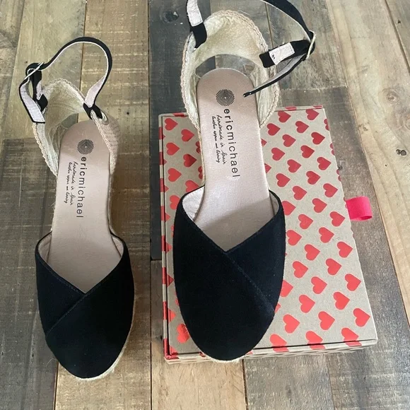 Womens Eric Michael Black Ante Copa3 Slipper Sandals - Picture 3 of 10